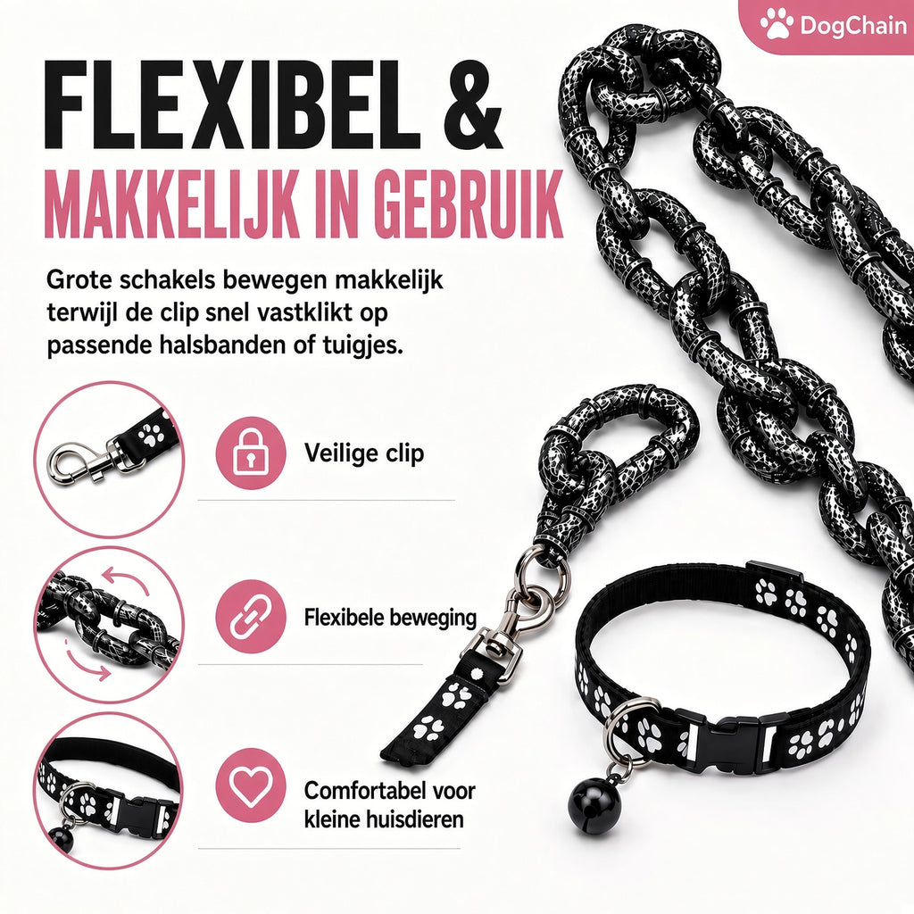 DogChain – De stoerste leiband voor kleine baasjes