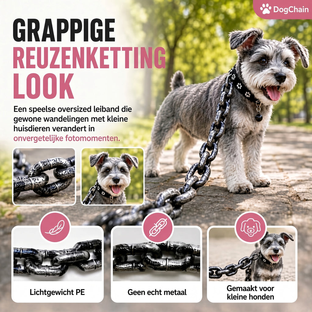 DogChain – De stoerste leiband voor kleine baasjes