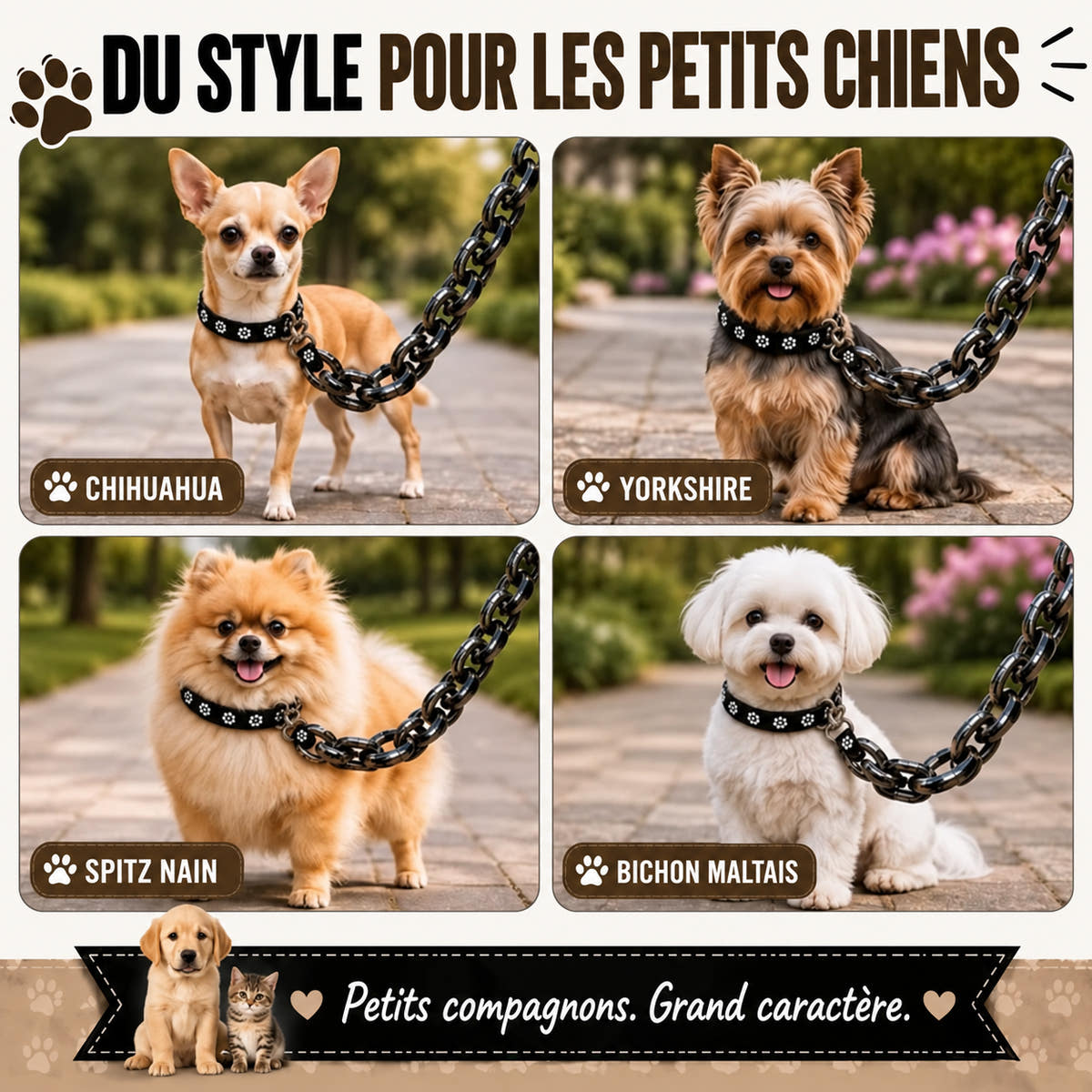 DogChain – La laisse la plus stylée pour les petits chefs