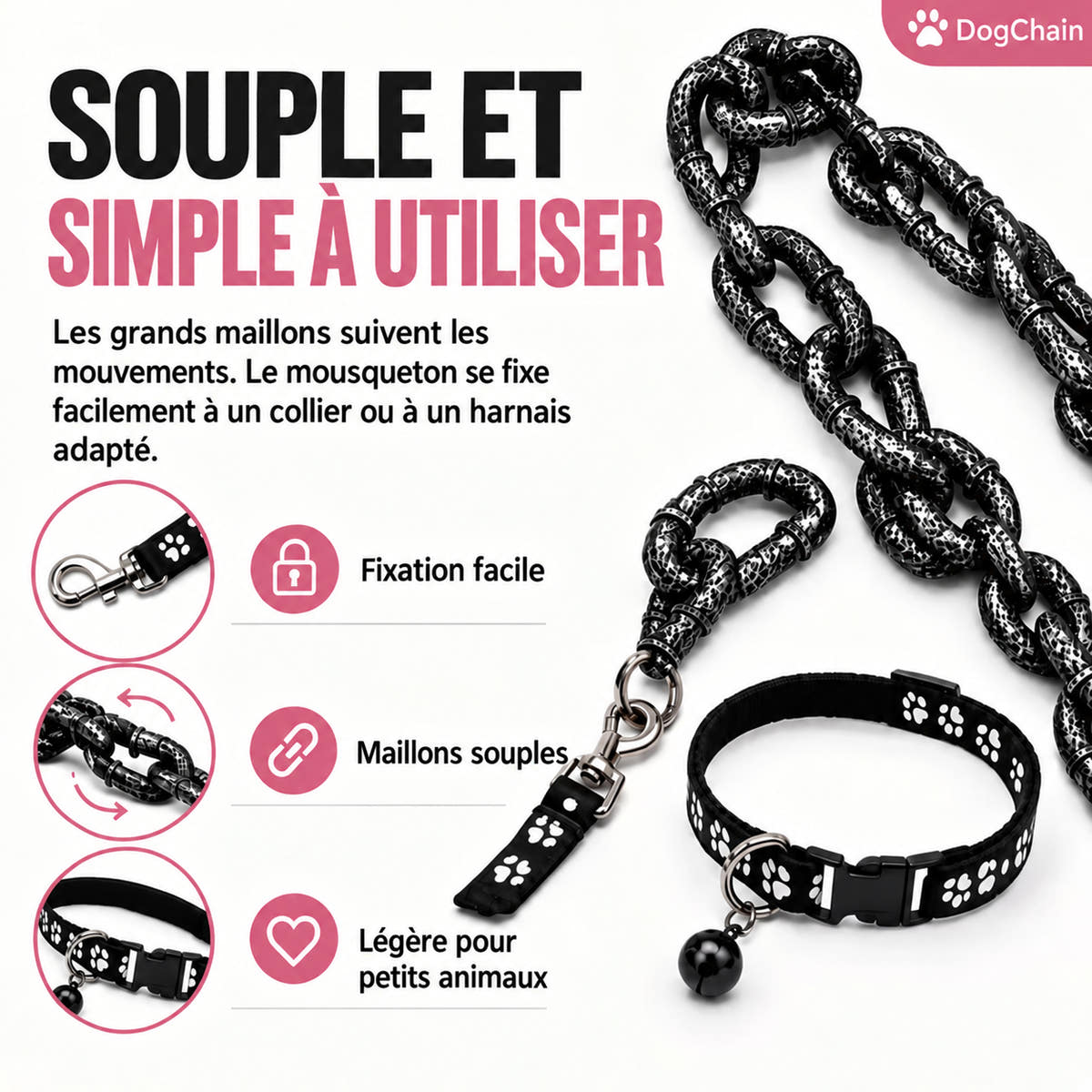 DogChain – La laisse la plus stylée pour les petits chefs